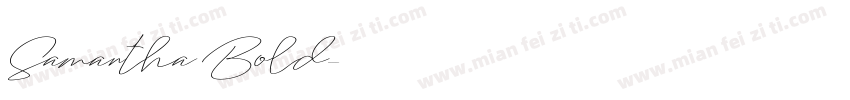 Samantha Bold字体转换